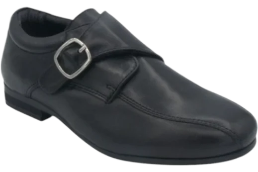 Benelaccio Sleek Boys Square Buckle Velcro Shoe - view 1