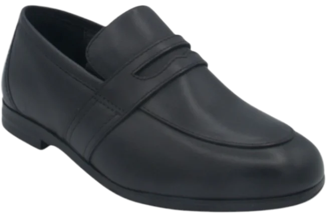 Benelaccio Sleek Moc Toe Slip On with Leather Buckle