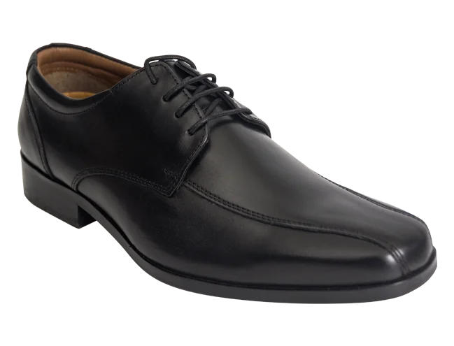 Wizfort Prestige Leather Sole Bicycle Toe Lace Up Shoe for Men